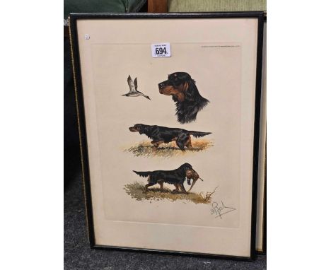 6 F/G HUNTING PRINTS