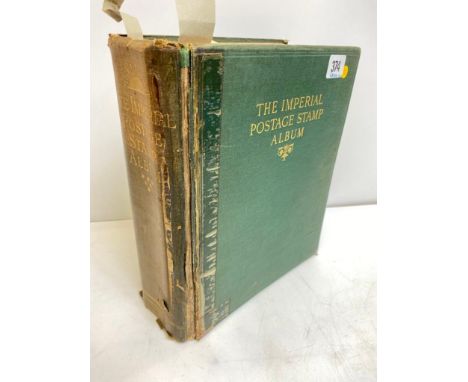 ALBUM S.G. GREEN IMPERIAL BRITISH COM'W'TH LOW VOL M/USED, GOOD INDIA AND STATES, HONG KONG, AUSTRALIAN STATES, N.Z. ILLUST -