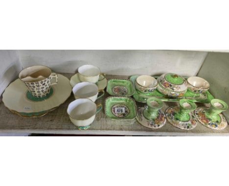 SHELF OF MAILING CHINAWARE & ROYAL ALBERT CHINAWARE