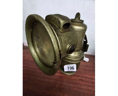 VINTAGE CARBIDE LUCAS BICYCLE LAMP