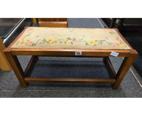 TAPESTRY FOOT STOOL