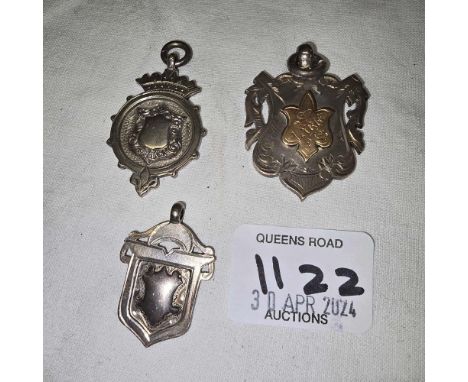 3 SILVER MEDALLIONS
