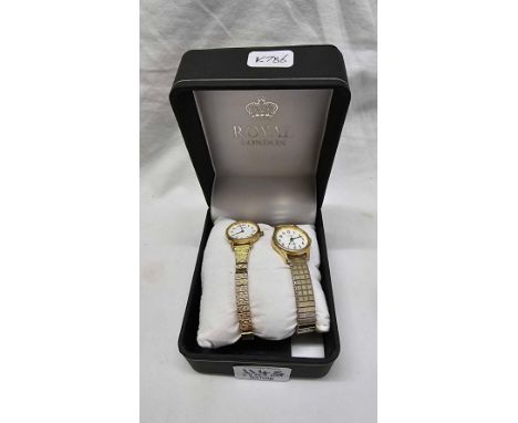 2 GOLD COLOURED LADIES WRIST WATCHES BY ROTARY & SEKONDA