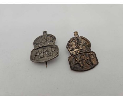 SILVER ARP BROOCH & SILVER ARP LAPEL BADGE