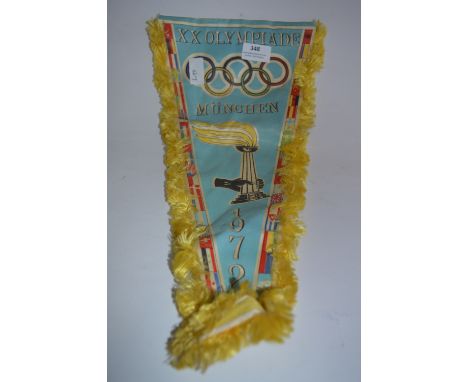 Munich Olympics 1972 Sash 