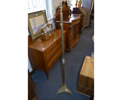 Brass Corinthian Column Lamp 
