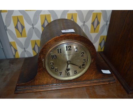 Oak Westminster Chimes Mantle Clock 