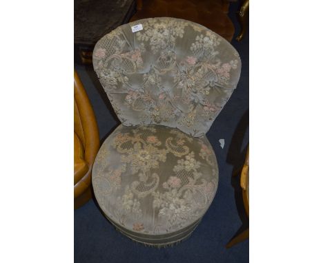 Dralon Upholstered Button Back Bedroom Chair 