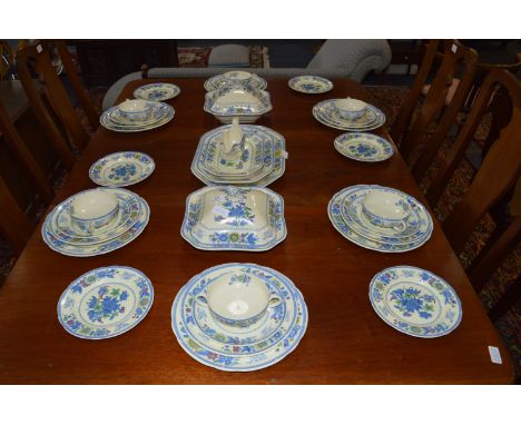 Copelands Spode Royal Jasmine Thirty Six Piece Dinner Service 