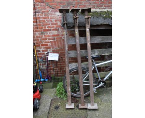 Three Acrow Props