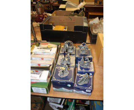 Six boxed Myth and Magic figures