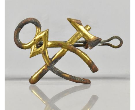 A British Army Articiser (Blacksmith's) Trade Badge in Brass