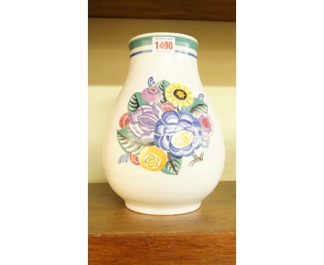 A Carter, Stabler & Adams Poole pottery vase, 24.5cm high. 