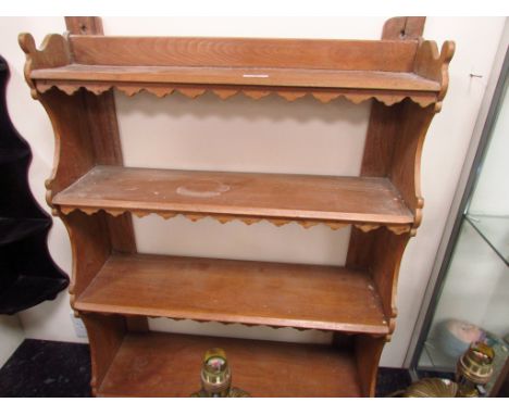 Wooden shelf unit