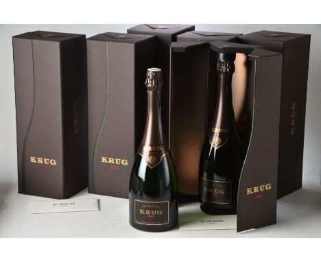 Champagne  Krug Brut Vintage  2002 6 bts OCC IN BOND