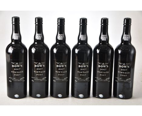 Dows Vintage Port 2007 6 bts OWC  recently removed from specialist storage in Fulham