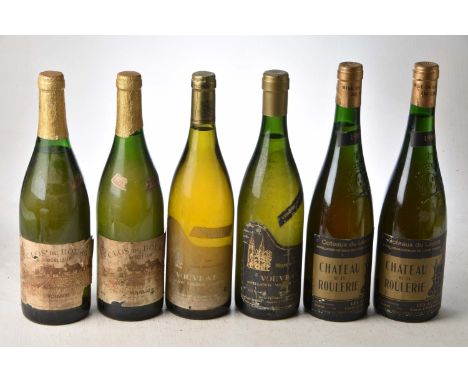 Vouvray Moelleux Clos Du Bourg Domaine Huet unknown vintage 2 bts Believed 1970s Coteaux du Layon 1989 Chateau de La Roulerie