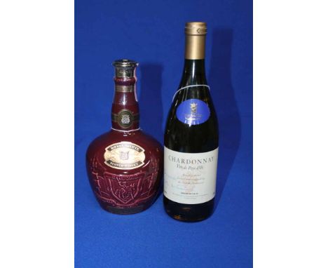CHIVAS BROTHERS ROYAL SALUTE 21 YEARS OLD
Blended Scotch Whisky. 70cl, 40% volume, in ruby flagon, felt bag and carton. 
VIN 