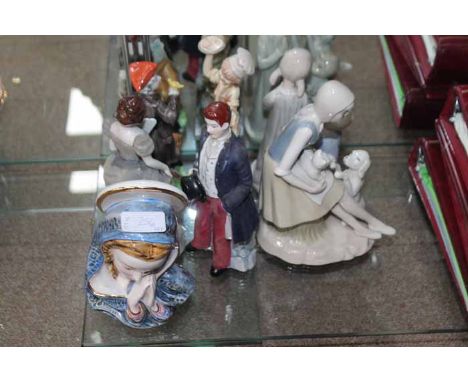 LOT OF CERAMIC AND OTHER FIGURES
including Nao, Spanish, Royal Doulton, etc