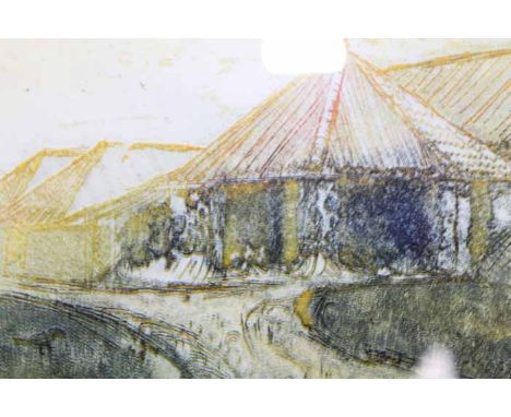 ELIZABETH SHEPHERD 
Intaglio print, mounted, framed and under glass