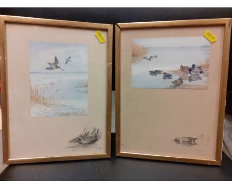 AFTER LIONEL EDWARDS "Hunting scene", signed print, AFTER R MCPHAIL "Pheasants", coloured print, AFTER VICTOR BALFOUR BROWNE 