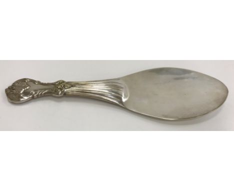 An Eastern (probably Burmese) sterling silver rice spoon, 2.47 oz 