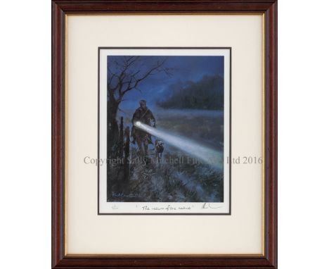 Mick Cawston Limited Edition Print "Return of the Natives" Print Number 1/500 Framed as Shown Signed by Mick in Good Conditio