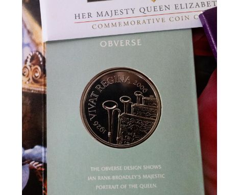 2006 Queen Elizabeth II Eightieth Birthday £5 Coin &amp; Diamond Jubilee £2 Coin - Limited edition - Shipping Group A