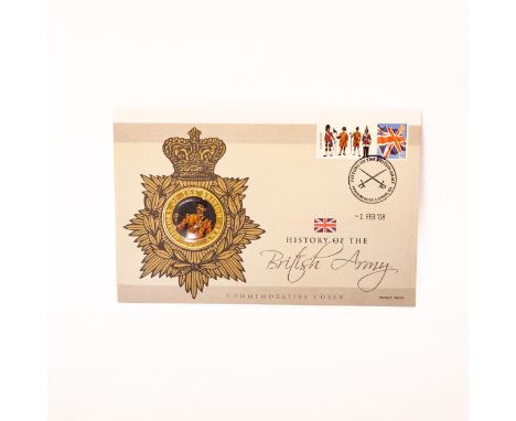 History of the British Army Commemorative Coin Covers (4) - Shipping Group A