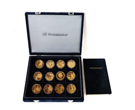 First World War Fifty Pence Commemorative Coin Collection - 24ct Gold-Plated, Limited edition - Shipping Group A