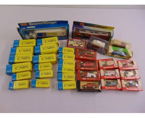 A quantity of diecast to include Corgi, Matchbox, Lledo all in mint condition and original packaging (34)