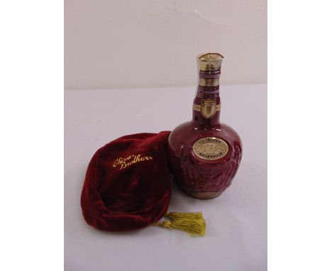 Chivas Regal Royal Salute 21 year old Scotch whisky in original felt bag