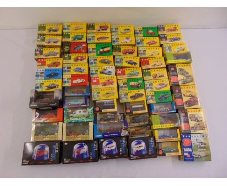 A quantity of diecast to include Corgi and Vanguards, all in mint condition and original packaging (62)