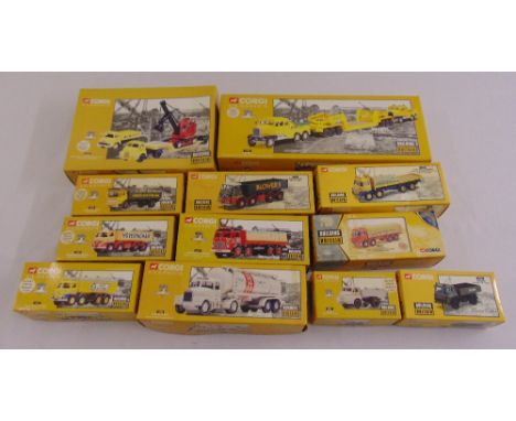 A quantity of Corgi Building Britain limited edition diecast, all in mint condition and original packaging (12)