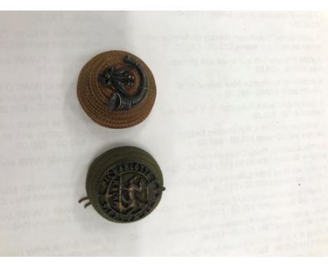Two boss badges, early 20th century, L.I and R Berks