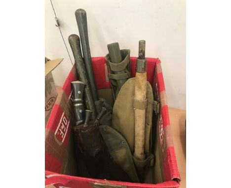 A box of American tools and khukri