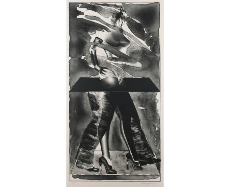 ‡Allen Jones RA (b.1937) Black Feat Signed, dated and numbered 19/60 Allen Jones 76 (in pencil to margin) Lithograph 105.6 x 
