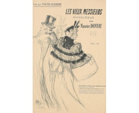Henri de Toulouse-Lautrec (French 1864-1901) Les Vieux Messieurs Lithograph, 1894 27.2 x 17.6cm