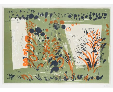 ‡John Piper CH (1903-1992) St Kew, Cornwall: Church in a Hilly Landscape (Levinson 127) Signed John Piper (in pencil to margi