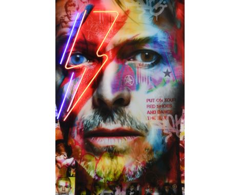 ‡Dan Pearce (b.1973) Fame Signed with metal monogram (lower right to perspex glazing) and numbered 118/195 (in pen, lower lef