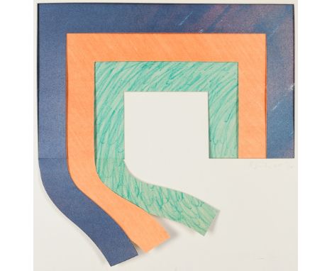 ‡Richard Smith CBE (1931-2016) Proscenium Signed and numbered R Smith A.P. 7/15 (in pencil, centre right) 4 leaf lithograph, 