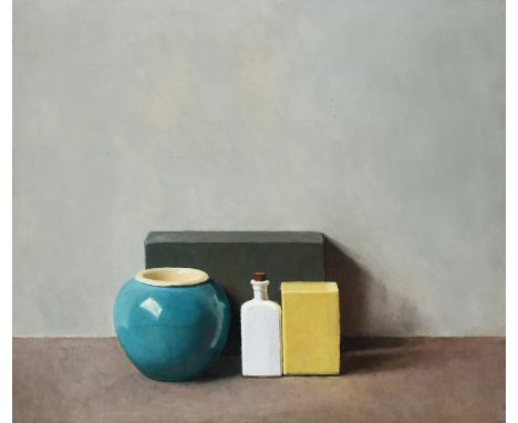 ‡Paul Riley (1963-2020) Reflecting Objects, 1991 Signed, dated and inscribed 20/1991 Paul Riley/REFLECTING/OBJECTS (to revers