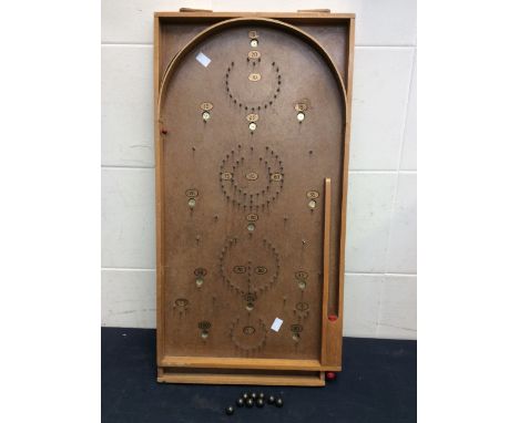  Vintage Bagatelle game board