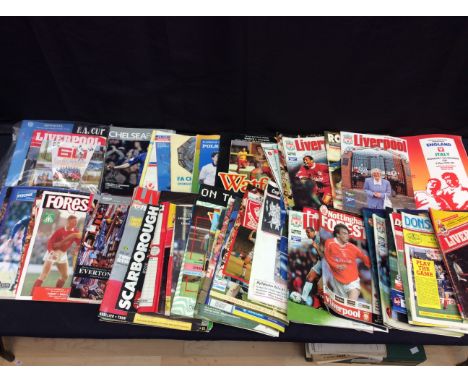 Liverpool Football Club; football programmes relating to the FA Cup for Liverpool for the 1988/1989 season comprising of Car