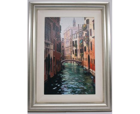 Peter Wileman - (Contemporary) A limited edition print "Reflections of Venice" with COA