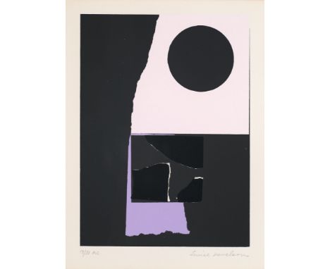 Amerikanische Moderne - - Louise Nevelson.  (1900 Kiev - 1988 New York). o.T. (Aus dem Portfolio "From the New York Collectio