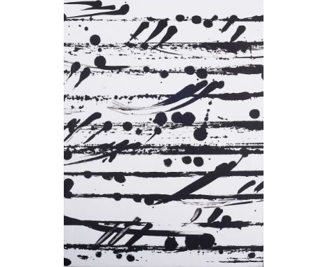 ZERO Günther Uecker (1930 Wendorf -  lebt in Düsseldorf)Optische Partitur. 2012. Lithographie als Umschlag in: St. Galler Abe