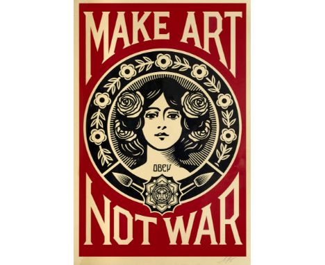Zeitgenössische Kunst - Street Art Shepard Fairey (1970 Charlston, USA)Set aus 2 Arbeiten. 2021. Je Farblithographie auf Papi