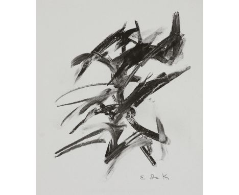 Abstrakter Expressionismus Elaine de Kooning (1918 New York - 1989 ebenda)o.T. Lithographie auf Papier. 1967. 24 x 18 cm (30,