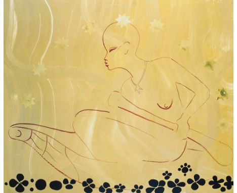 Sigmar Polke.  (1941 Oels, Schlesien - 2010 Köln). Aurora. Späterer Abzug von 2000 nach dem Druck von 1971. Farboffset auf gl